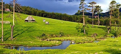 Тишина и покой горных плато — аутентичные пейзажи Златиборского региона, недалеко, но вдали от шума и толп туристического центра.