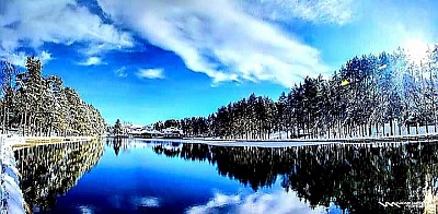 Старый Златибор и вид на озеро до начала масштабных строительных работ – настоящая открытка из давно минувших времен.